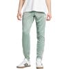 imageadidas Mens Sereno Cut 3Stripes Slim Tapered PantsSilver GreenWhite