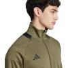 imageadidas Mens Sereno Training Casual Tops Casual Full Zip  GreyOlive StrataBlack