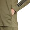 imageadidas Mens Sereno Training Casual Tops Casual Full Zip  GreyOlive StrataBlack