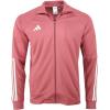 imageadidas Mens Sereno Training Casual Tops Casual Full Zip  GreyPreloved CrimsonWhite