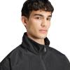 imageadidas Mens Size Future Icons 3Stripes Woven HalfZip SweatshirtBlack