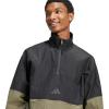 imageadidas Mens Size Future Icons 3Stripes Woven HalfZip SweatshirtOlive Strata