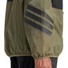 imageadidas Mens Size Future Icons 3Stripes Woven HalfZip SweatshirtOlive Strata