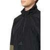 imageadidas Mens Size Future Icons 3Stripes Woven HalfZip SweatshirtOlive Strata