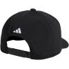 imageadidas Mens Three Bar Structured Snapback Adjustable Fit Hat 20BlackWhite