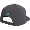 imageadidas Mens Three Bar Structured Snapback Adjustable Fit Hat 20Grey SixMint Tone Green