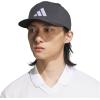 imageadidas Mens Three Bar Structured Snapback Adjustable Fit Hat 20Grey SixViolet Tone Purple