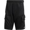 imageadidas Mens Tiro Drawstring Cargo Shorts Training Athletic Casual Drawstring  BlackBlackWhite