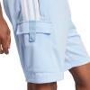 imageadidas Mens Tiro Drawstring Cargo Shorts Training Athletic Casual Drawstring  BlackBlueWhite