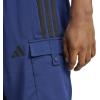 imageadidas Mens Tiro Drawstring Cargo Shorts Training Athletic Casual Drawstring  BlackDark BlueBlack