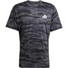 imageadidas Mens Train Essentials Camouflage All Over Printed TShirtBlackGrey