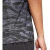 imageadidas Mens Train Essentials Camouflage All Over Printed TShirtBlackGrey
