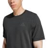 imageadidas Mens Train Essentials Structure TShirtBlackGrey