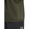 imageadidas Mens Train Essentials Structure TShirtOlive StrataGrey