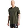 imageadidas Mens Train Essentials Structure TShirtOlive StrataGrey