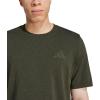 imageadidas Mens Train Essentials Structure TShirtOlive StrataGrey