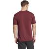imageadidas Mens Train Essentials Structure TShirtPure RubyGrey
