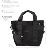 imageadidas Mini Tote 5L Small Compact Durable Travel Crossbody Carry Bag CanvasBlack One Size