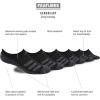 imageadidas Show Socks for Boys and Girls 6Pack Athletic Cushioned Low Profile Below AnkleBlackOnix GreyNight GreyStripe