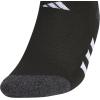 imageadidas Show Socks for Boys and Girls 6Pack Athletic Cushioned Low Profile Below AnkleBlackOnix GreyWhite