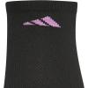 imageadidas Show Socks for Boys and Girls 6Pack Athletic Cushioned Low Profile Below AnkleBlackPreloved PurpleIce LavenderGirls