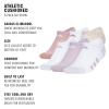 imageadidas Show Socks for Boys and Girls 6Pack Athletic Cushioned Low Profile Below AnkleWarm Clay PinkWonder BeigePreloved Fig PurpleGirls