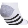 imageadidas Show Socks for Boys and Girls 6Pack Athletic Cushioned Low Profile Below AnkleWhiteGreyBlack