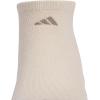 imageadidas Show Socks for Boys and Girls 6Pack Athletic Cushioned Low Profile Below AnkleWonder BeigeCool Light HeatherEarth Strata Brown