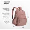 imageadidas Small Backpack for Women  Weekender Lightweight Bag with Laptop Sleeve Warm Clay Pink One SizeWarm Clay Pink