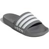 imageadidas Unisex Adult Adilette Shower Slip On SlidesGrey Three Ftwr White Grey Three