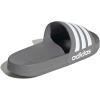 imageadidas Unisex Adult Adilette Shower Slip On SlidesGrey Three Ftwr White Grey Three
