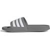 imageadidas Unisex Adult Adilette Shower Slip On SlidesGrey Three Ftwr White Grey Three