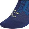 imageadidas Unisex Kids Quarter Ankle Socks for Boys and Girls Youth 6Pack Athletic Cushioned and ComfortableDark BlueHeather GreyLucid Tangerine OrangeGraphic