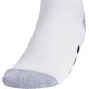 imageadidas Unisex Kids Quarter Ankle Socks for Boys and Girls Youth 6Pack Athletic Cushioned and ComfortableWhiteGreyBlack
