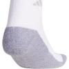 imageadidas Unisex Kids Quarter Ankle Socks for Boys and Girls Youth 6Pack Athletic Cushioned and ComfortableWhiteGreyLight Onix GreyStripe