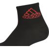 imageadidas Unisex Kids Quarter Ankle Socks for Boys and Girls Youth 6Pack Superlite Breathable and LightweightBlackBright RedSemi Flash GreenClassic