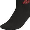 imageadidas Unisex Kids Quarter Ankle Socks for Boys and Girls Youth 6Pack Superlite Breathable and LightweightBlackBright RedSemi Flash GreenClassic