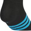 imageadidas Unisex Kids Quarter Ankle Socks for Boys and Girls Youth 6Pack Superlite Breathable and LightweightBlackLucid AquamarineWhiteGirls