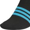 imageadidas Unisex Kids Quarter Ankle Socks for Boys and Girls Youth 6Pack Superlite Breathable and LightweightBlackLucid AquamarineWhiteGirls