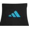imageadidas Unisex Kids Quarter Ankle Socks for Boys and Girls Youth 6Pack Superlite Breathable and LightweightBlackLucid AquamarineWhiteGirls