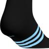 imageadidas Unisex Kids Quarter Ankle Socks for Boys and Girls Youth 6Pack Superlite Breathable and LightweightBlackWhiteSemi Blue BurstGirls