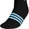 imageadidas Unisex Kids Quarter Ankle Socks for Boys and Girls Youth 6Pack Superlite Breathable and LightweightBlackWhiteSemi Blue BurstGirls