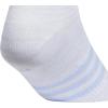 imageadidas Unisex Kids Quarter Ankle Socks for Boys and Girls Youth 6Pack Superlite Breathable and LightweightBlue SparkSemi Pink SparkClear Mint GreenGirls