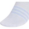 imageadidas Unisex Kids Quarter Ankle Socks for Boys and Girls Youth 6Pack Superlite Breathable and LightweightBlue SparkSemi Pink SparkClear Mint GreenGirls