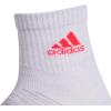 imageadidas Unisex Kids Quarter Ankle Socks for Boys and Girls Youth 6Pack Superlite Breathable and LightweightGreySolar RedTeam Royal Blue
