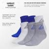imageadidas Unisex Kids Quarter Ankle Socks for Boys and Girls Youth 6Pack Superlite Breathable and LightweightTeam Royal BlueCool Light HeatherHeather GreyClassic