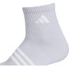 imageadidas Unisex Kids Quarter Ankle Socks for Boys and Girls Youth 6Pack Superlite Breathable and LightweightViolet Tone PurpleEnergy AquaClear Onix GreyGirls