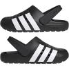 imageadidas UnisexAdult Adilette Clog 20 Slide SandalBlackWhiteBlack