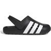 imageadidas UnisexAdult Adilette Clog 20 Slide SandalBlackWhiteBlack
