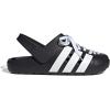 imageadidas UnisexAdult Adilette Clog 20 Slide SandalLacesCore BlackWhiteCore Black
